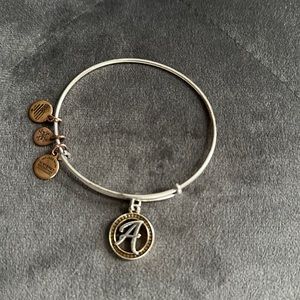 Alex and Ani initial A charm bracelet. Great condition.